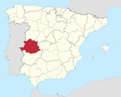 caceres location