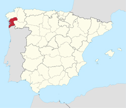Pontevedra location