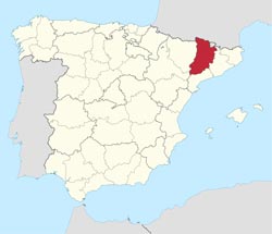 Lérida location